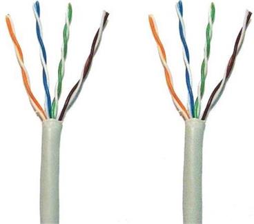 Síťový kabel 33m, cat.5e UTP - měděný, průřez 0.5mm, 4 páry - 33 metrů