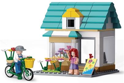 SLUBAN stavebnice Town Flower Shop, 149 (kompatibilní s LEGO)