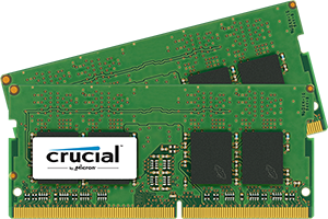 SO-DIMM kit 16GB DDR4 - 2400 MHz Crucial CL17 SR x8, 2x8GB