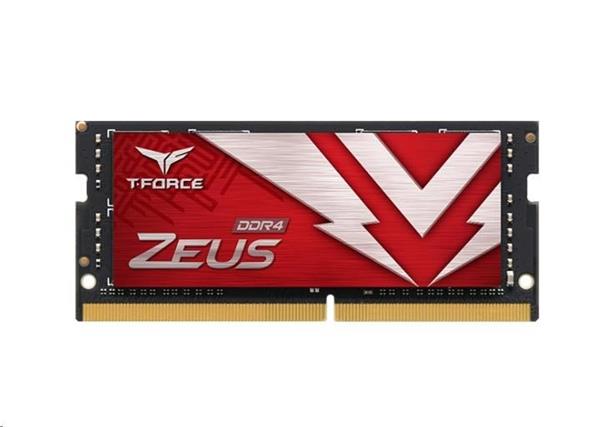 SODIMM DDR4 32GB 2666MHz, CL19, (KIT 2x16GB), T-FORCE ZEUS, Red