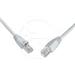 Solarix 10G patch kabel CAT6A SFTP LSOH 0,5m šedý non-snag-proof C6A-315GY-0,5MB