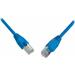 Solarix Kabel Patch SFTP C5E PVC 10m modrý snag-proof C5E-315BU-10MB
