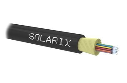 Solarix optický kabel DROP1000 24vl 9/125 4,0mm LSOH Eca černý - 1m SXKO-DROP-24-OS-LSOH