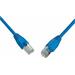 Solarix Patch kabel CAT5E SFTP PVC 10m modrý snag-proof C5E-315BU-10MB