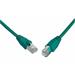 Solarix Patch kabel CAT5E SFTP PVC 15m zelený snag-proof C5E-315GR-15MB
