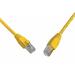 Solarix Patch kabel CAT5E SFTP PVC 20m žlutý snag-proof C5E-315YE-20MB