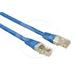 Solarix Patch kabel CAT5E UTP PVC 0,5m modrý C5E-155BU-0,5MB bez hrdla