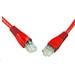 Solarix Patch kabel CAT5E UTP PVC 5m červený snag-proof