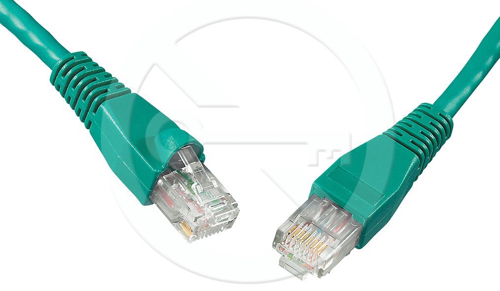 Solarix patch kabel CAT6 UTP PVC 10m zelený snag-proof C6-114GR-10MB