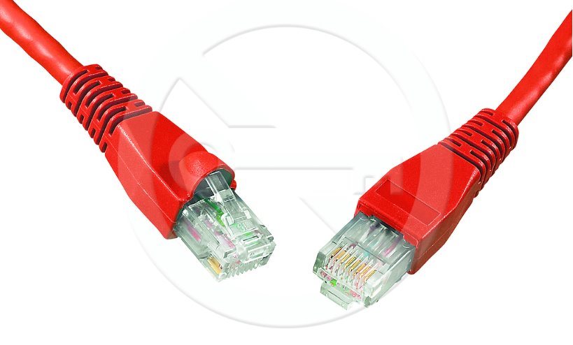 Solarix patch kabel CAT6 UTP PVC 7m červený snag-proof C6-114RD-7MB