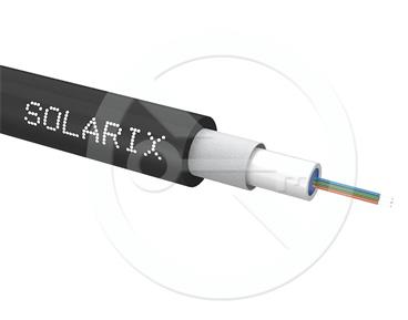 Solarix Univerzální kabel CLT Solarix 04vl 50/125 LSOH Eca OM3 černý SXKO-CLT-4-OM3-LSOH