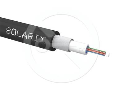 Solarix Univerzální kabel CLT Solarix 08vl 50/125 LSOH Eca OM2 černý SXKO-CLT-8-OM2-LSOH