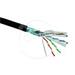 Solarix Venkovní instalační kabel CAT6 FTP PE Fca 500m/cívka černý