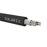 Solarix Venkovní kabel ADSS 4KN Solarix 12vl 9/125 PE Fca černý SXKO-ADSS-4KN-12-OS-PE-P