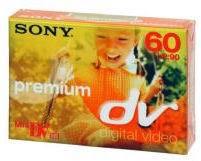 Sony DVM60PR, 60 minut Mini DV kazeta Premium