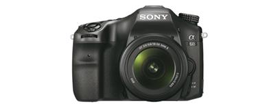 SONY ILCA-68 -Fotoaparát Alfa 68 s bajonetem A a snímačem formátu APS-C + 18–55mm objektiv se zoomem