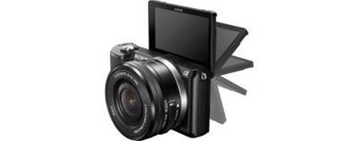 SONY ILCE-5000 Fotoaparát Alfa 5000 s bajonetem E + 16-50mm objektiv - Black