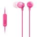 SONY MDR-EX15AP - Sluchátka do uší s mikrofonem - Pink