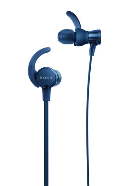 SONY MDR-XB510AS Sluchátka ACTIVE - In ear Sluchátka do uší odolná proti postříkání - Blue