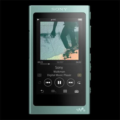 SONY NW-A45G Přehrávač Walkman se zvukem s vysokým rozlišením, BLUETOOTH, S-Master HX, dotyková obrazovka , 16GB, Green