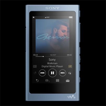 SONY NW-A45HNL Přehrávač Walkman se zvukem s vysokým rozlišením, BLUETOOTH, S-Master HX, včetně sluchátek, 16GB, Blue