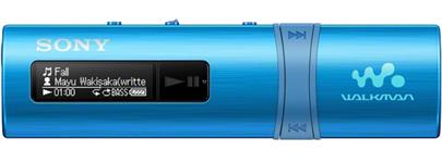 SONY NWZ-B183 – Přehrávač WALKMAN® s portem USB, 4GB BLUE