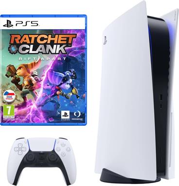 SONY PlayStation 5 s mechanikou + hra Ratchet and Clank: Rift Apart