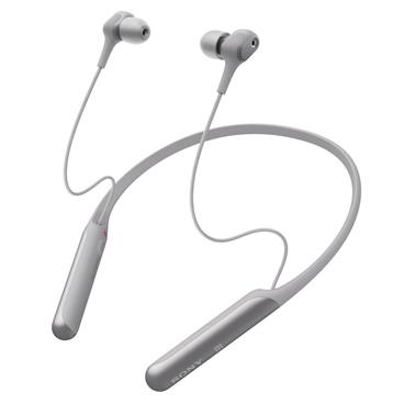 SONY WI-C600NH Bezdrátová sluchátka do uší s technologiemi Bluetooth® a NFC s pohodlným páskem na krk - grey