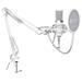 SPC Gear mikrofon SM950 Onyx White Streaming microphone / USB / polohovatelné rameno / pop filtr  / bílý