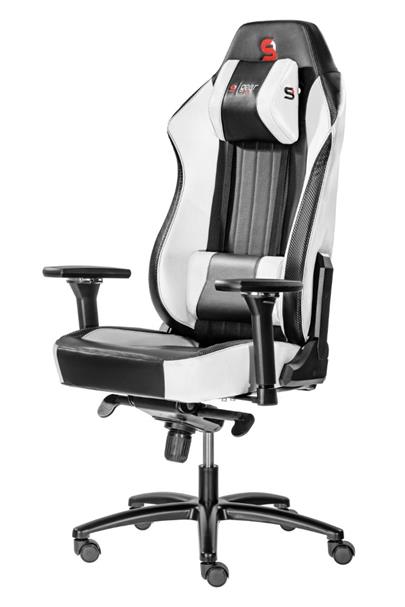 SPC Gear SR700 WH herní židle / do 190cm/ do 150kg / bílá