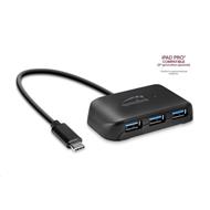 SPEED LINK pasivní rozbočovač SNAPPY EVO USB Hub, 4-Port, Type-C na USB 3.0, černá