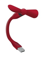 SPEED LINK ventilátor SL-600500-RDBK, AERO, velikost mini, USB, červená
