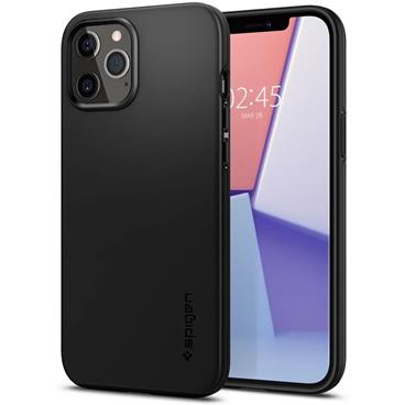 Spigen Thin Fit kryt iPhone 12 Pro Max černý