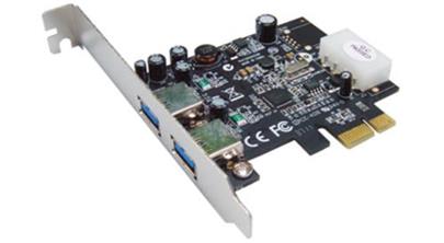 ST-LAB U-710 PCIE 2x USB3.0 interní karta NEC chipset (2x externí konektor) řadič