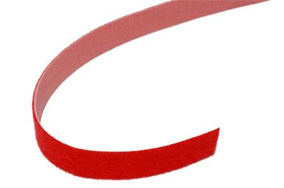 Stahovácí páska 20mm, suchý zip, 5m, červená