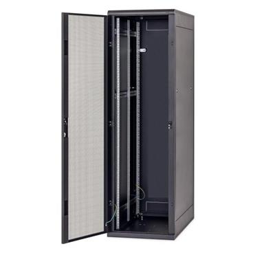 Stoj.rack 42U 600x1000 před.dv.síto, černý