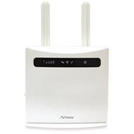 STRONG 4G LTE Router 300/ Wi-Fi standard 802.11 b/g/n/ 300 Mbit/s/ 2,4GHz/ 4x LAN (1x WAN)/ USB/ SIM CARD/ bílý