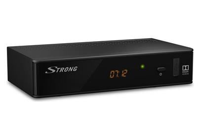 STRONG DVB-T2 přijímač SRT 8211/ Full HD/ H.265/HEVC/ EPG/ USB/ HDMI/ LAN/ SCART/ černý