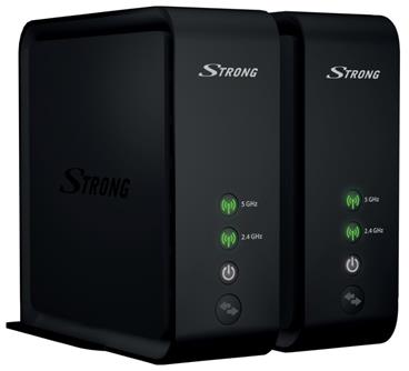 STRONG sada 2 Wi-Fi Mesh Home Kit 1610/ Wi-Fi 802.11a/b/g/n/ac/ 1600 Mbit/s/ 2,4GHz a 5GHz/ 2x LAN/ černý