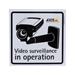 SURVEILLANCE STICKER ENG 10PCS