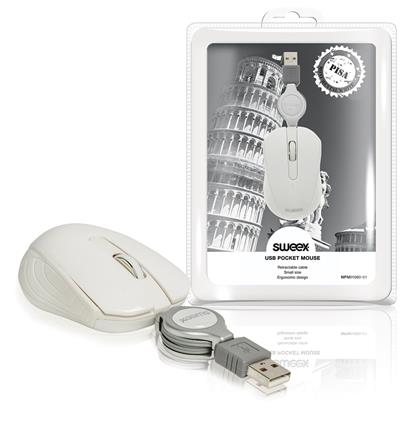 Sweex NPMI1080-01 - Kapesní USB myš Pisa