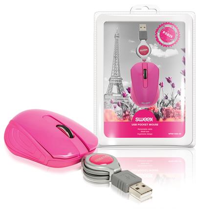 Sweex NPMI1080-09 - Kapesní USB myš Paris