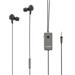 Sweex SWANCHS100GY - sluchátka do uší s Active Noise Canceling, mikrofon, antracit
