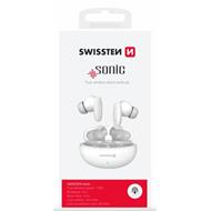 SWISSTEN BLUETOOTH TWS SLUCHÁTKA SONIC BÍLÁ