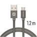 SWISSTEN DATA CABLE USB / MICRO USB TEXTILE 1,2M GREY