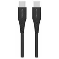 SWISSTEN DATOVÝ KABEL TPE USB-C/USB-C POWER DELIVERY 5A (100W) 1,5 M ČERNÝ