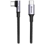 SWISSTEN DATOVÝ KABEL USB-C/USB-C 5A (100W) PRO NOTEBOOKY 2 M ČERNÝ