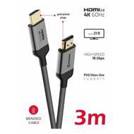 SWISSTEN KABEL HDMI NA HDMI 4K 60Hz 3,0 M