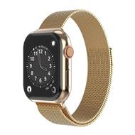 SWISSTEN ŘEMÍNEK PRO APPLE WATCH MILÁNSKÝ TAH 38 / 40 / 41 mm ZLATÝ