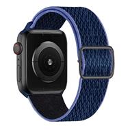 SWISSTEN ŘEMÍNEK PRO APPLE WATCH NYLONOVÝ 38 / 40 / 41 mm MODRÝ/FIALOVÝ (se sponou)